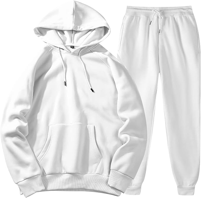 Sudadera y Pants Conjunto Blanco